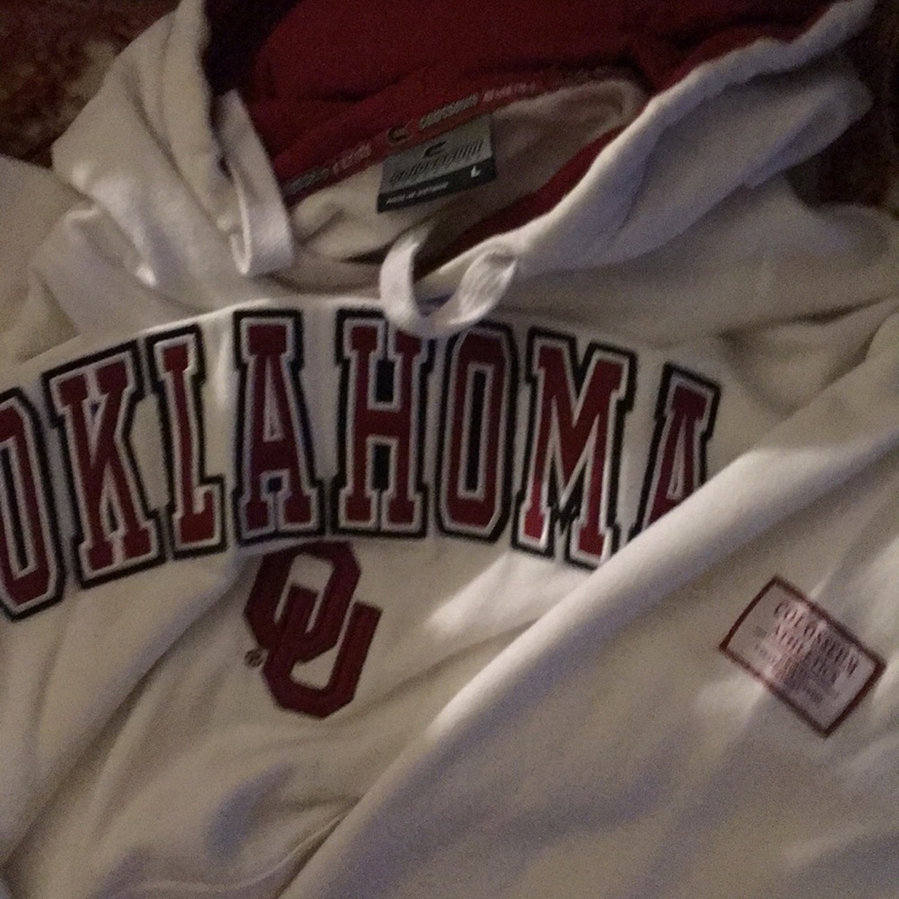 OU HOODIE SIZE L